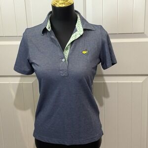 Magnolia Lane‎ Master's Logo Golf Polo Shirt  Blue  S
